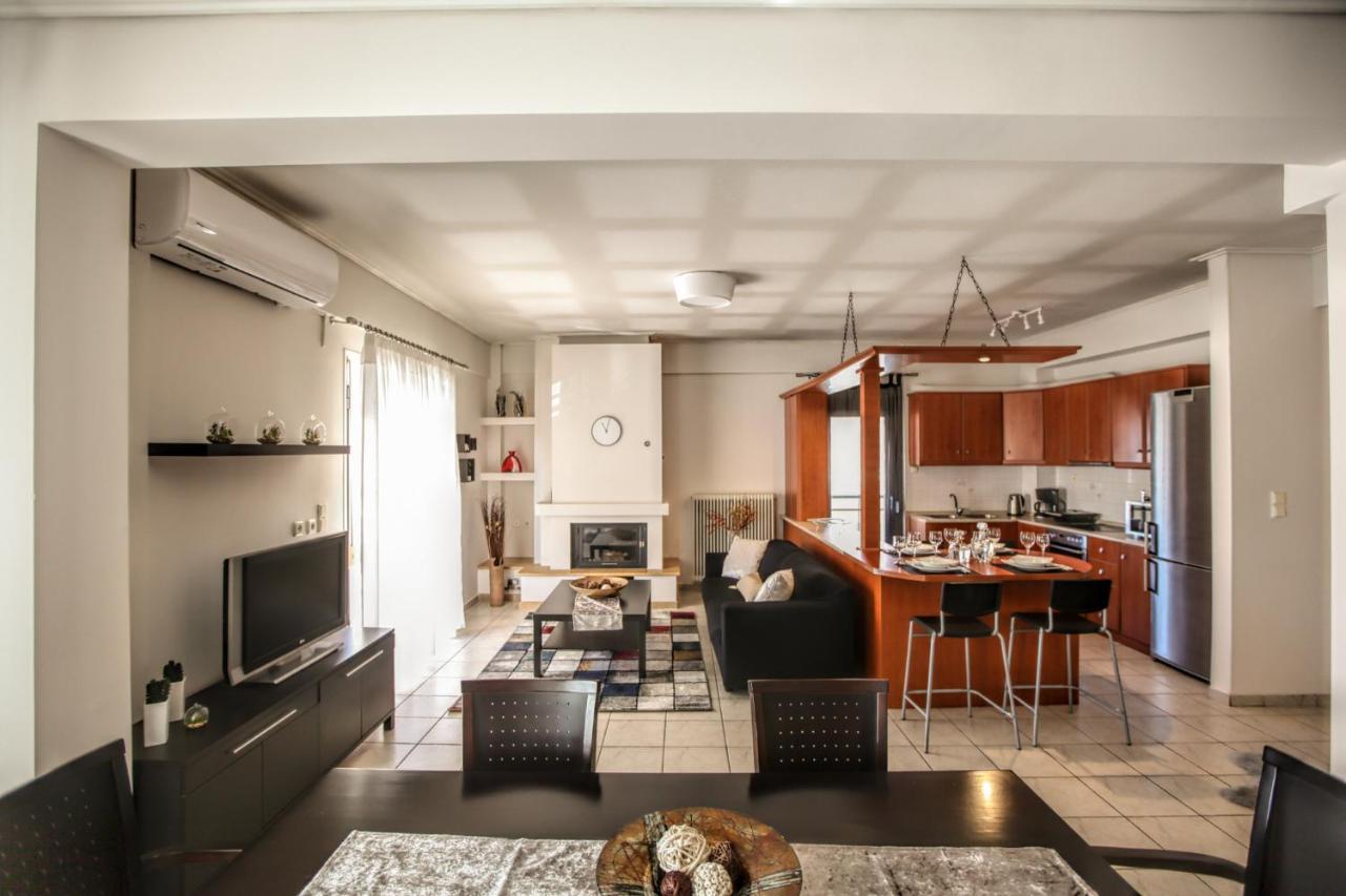 Grand Meteora Central Luxury Apartment Kalampáka Ngoại thất bức ảnh