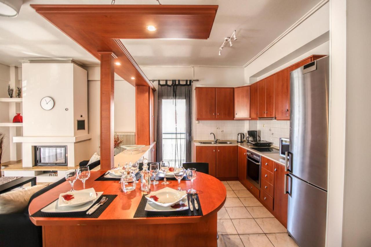 Grand Meteora Central Luxury Apartment Kalampáka Ngoại thất bức ảnh